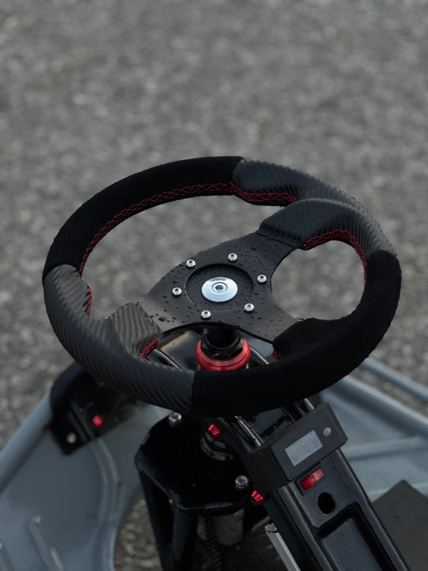 Crazy Cart Upgraded Steering Wheel