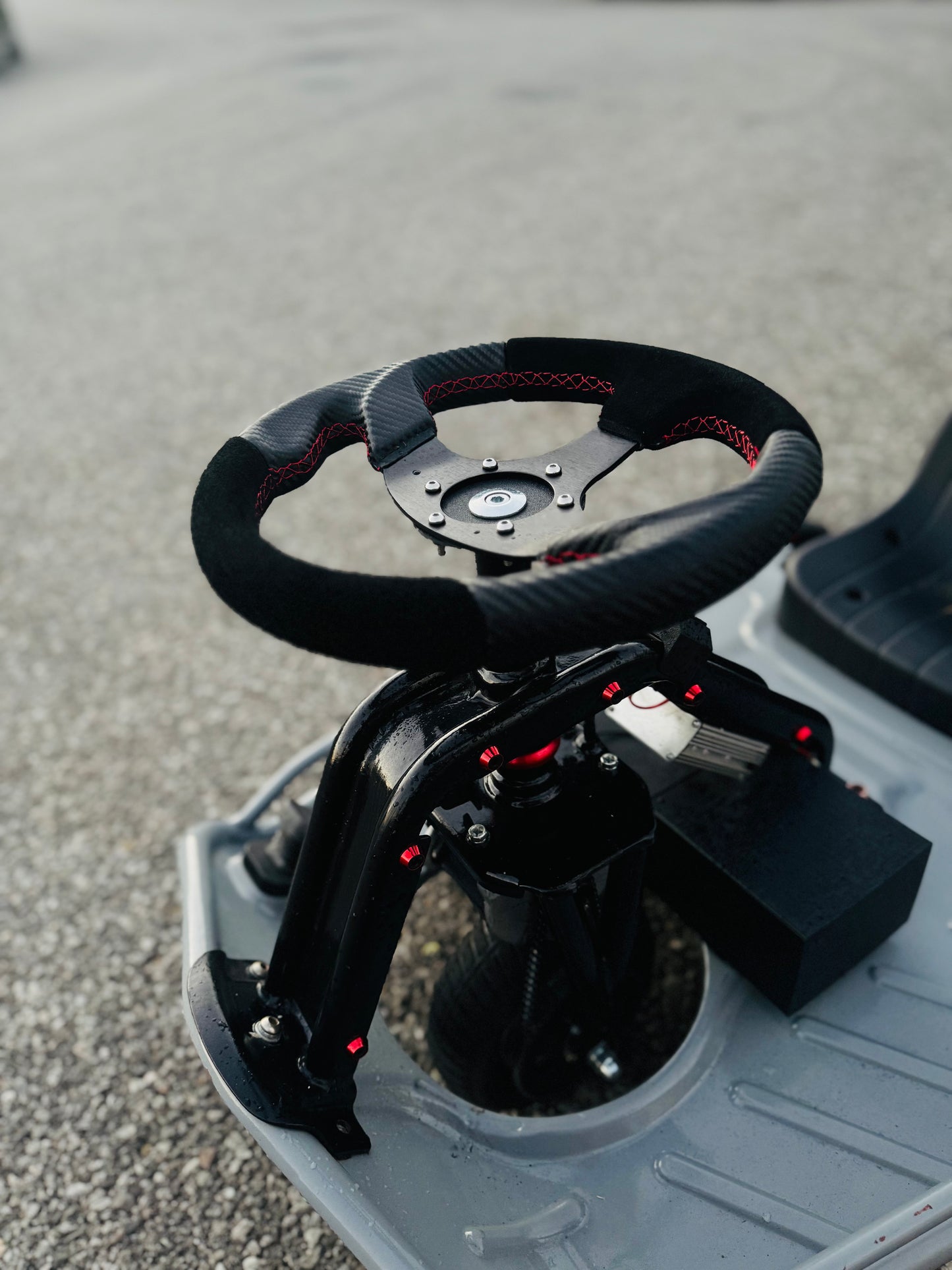 Crazy Cart Upgraded Steering Wheel