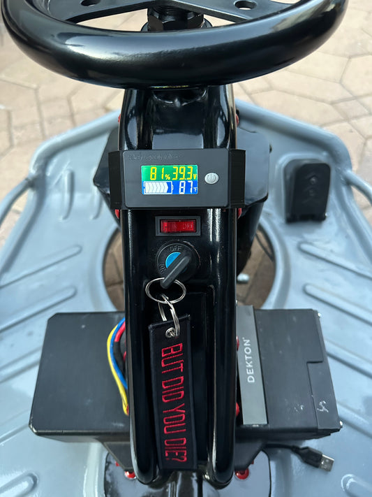 Razor Crazy Cart Battery Meter Voltage Meter Temperature Meter Mount