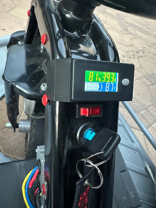 Razor Crazy Cart Battery Meter Voltage Meter Temperature Meter Mount